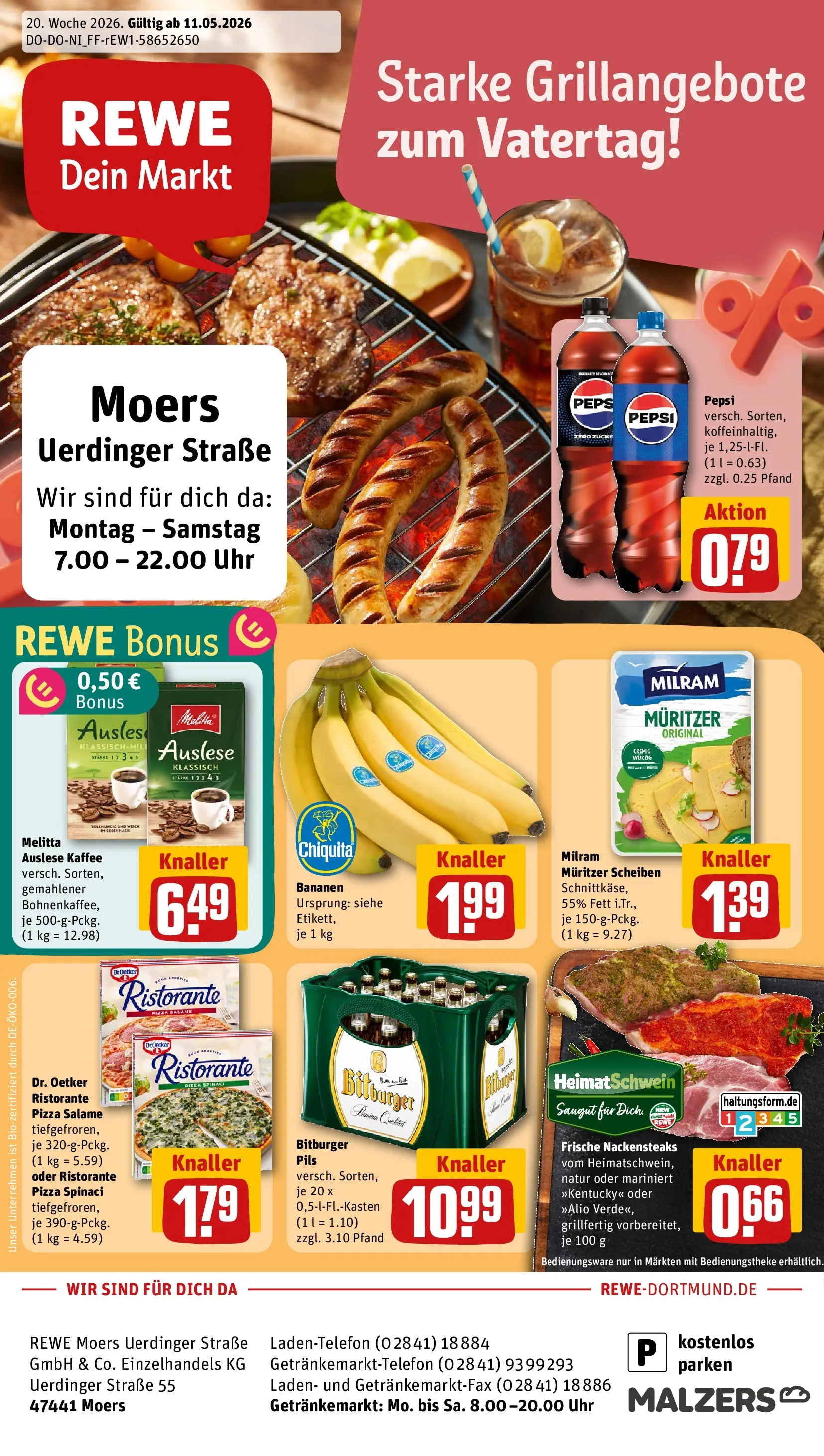 REWE Prospekt ab 10.05.2026 zum Blättern » Angebote | Seite: 1