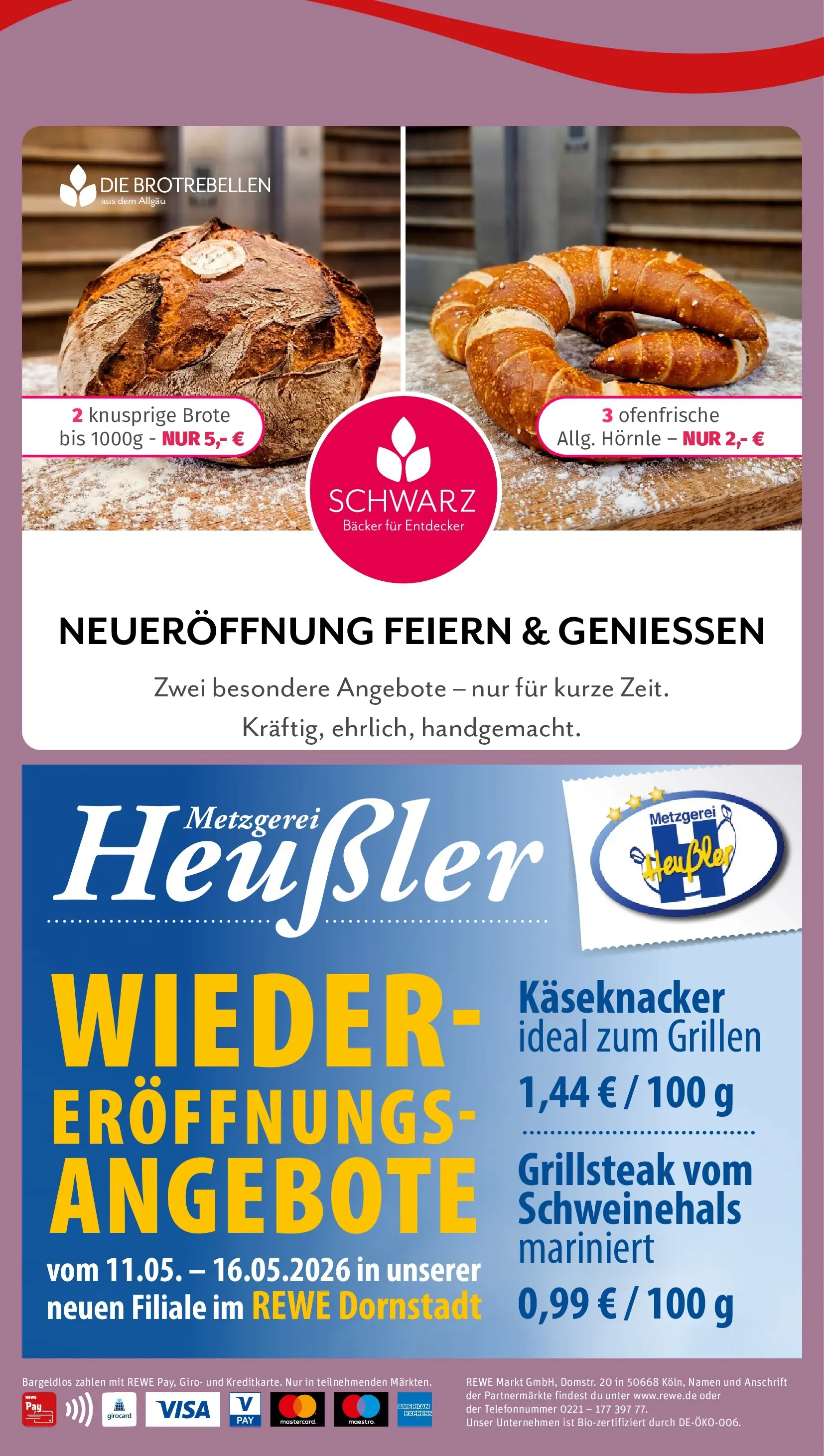 REWE Prospekt ab 10.05.2026 zum Blättern » Angebote | Seite: 4 | Produkte: Kefir, Barilla pesto, Pasta, Pringles