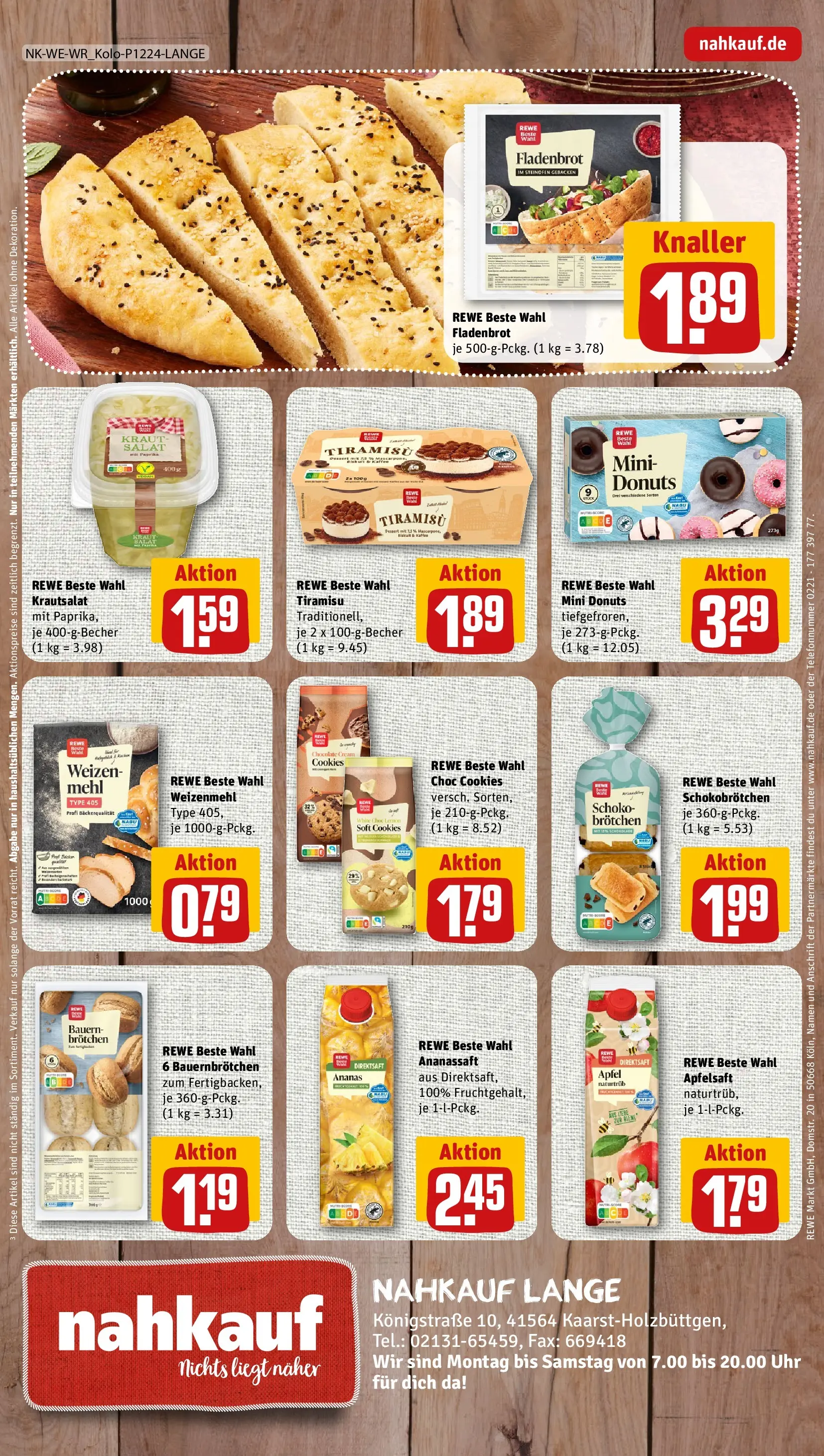 REWE Prospekt ab 10.05.2026 zum Blättern » Angebote | Seite: 8 | Produkte: Schokolade, Ananas, Weizenmehl, Donuts