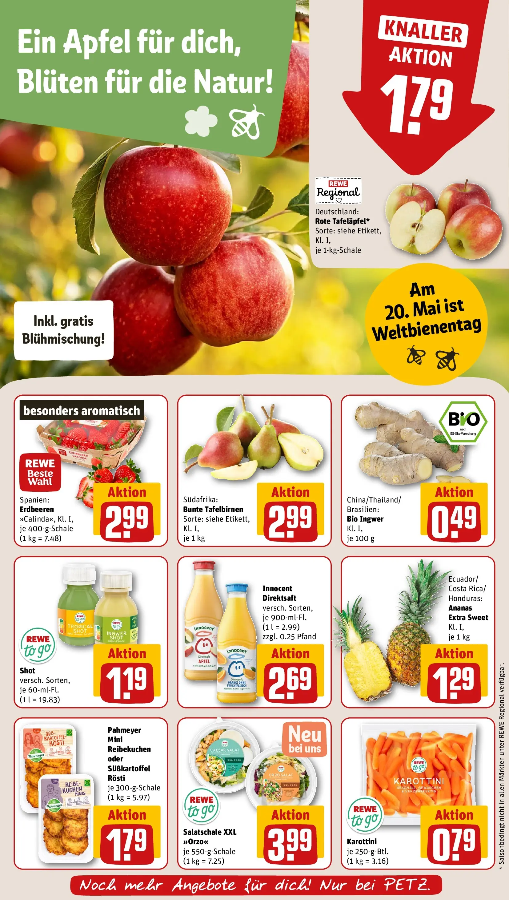REWE Prospekt ab 10.05.2026 zum Blättern » Angebote | Seite: 10 | Produkte: Rinderfilet, Schweinefleisch, Steak, Hackfleisch