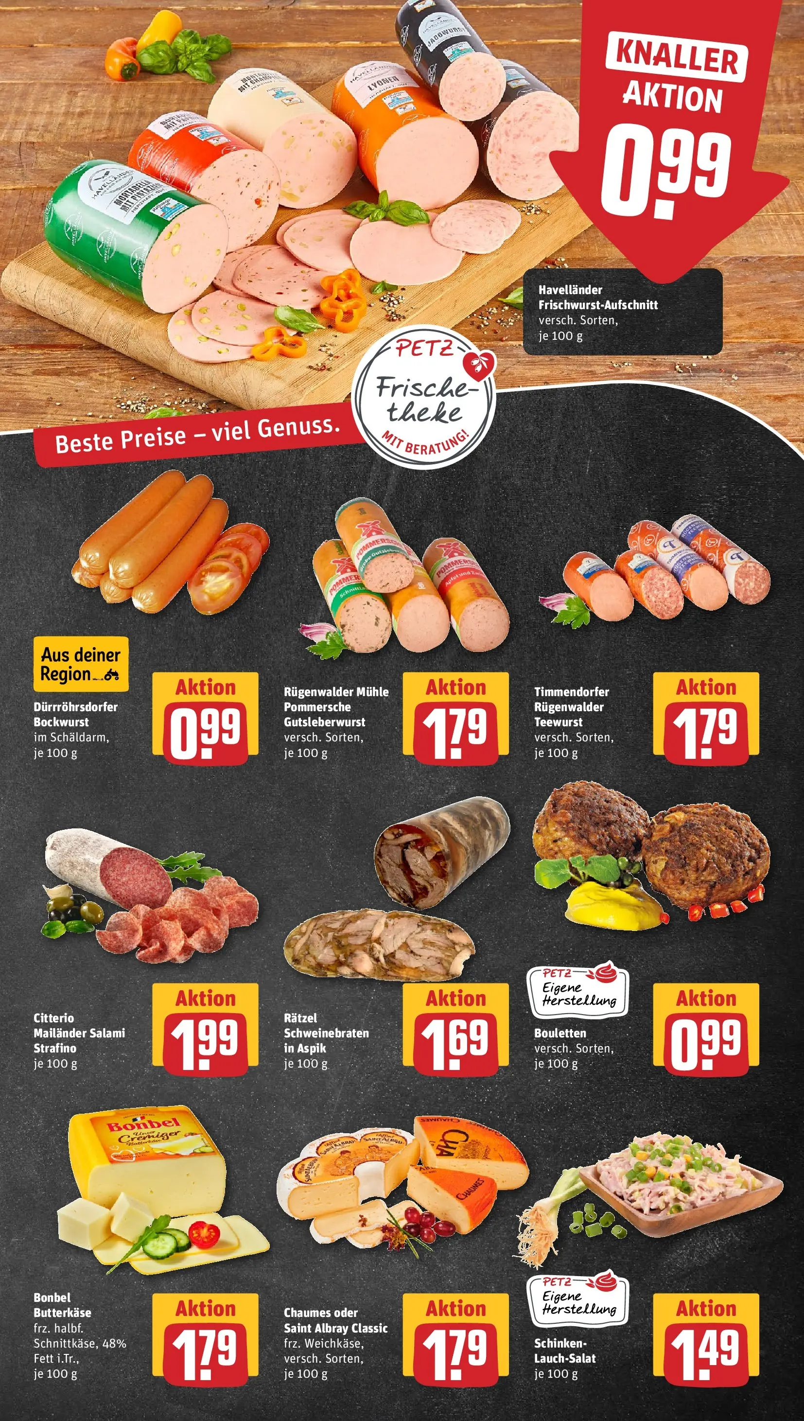 REWE Prospekt ab 10.05.2026 zum Blättern » Angebote | Seite: 13 | Produkte: Buttermilch, Butter, Joghurt, Reis
