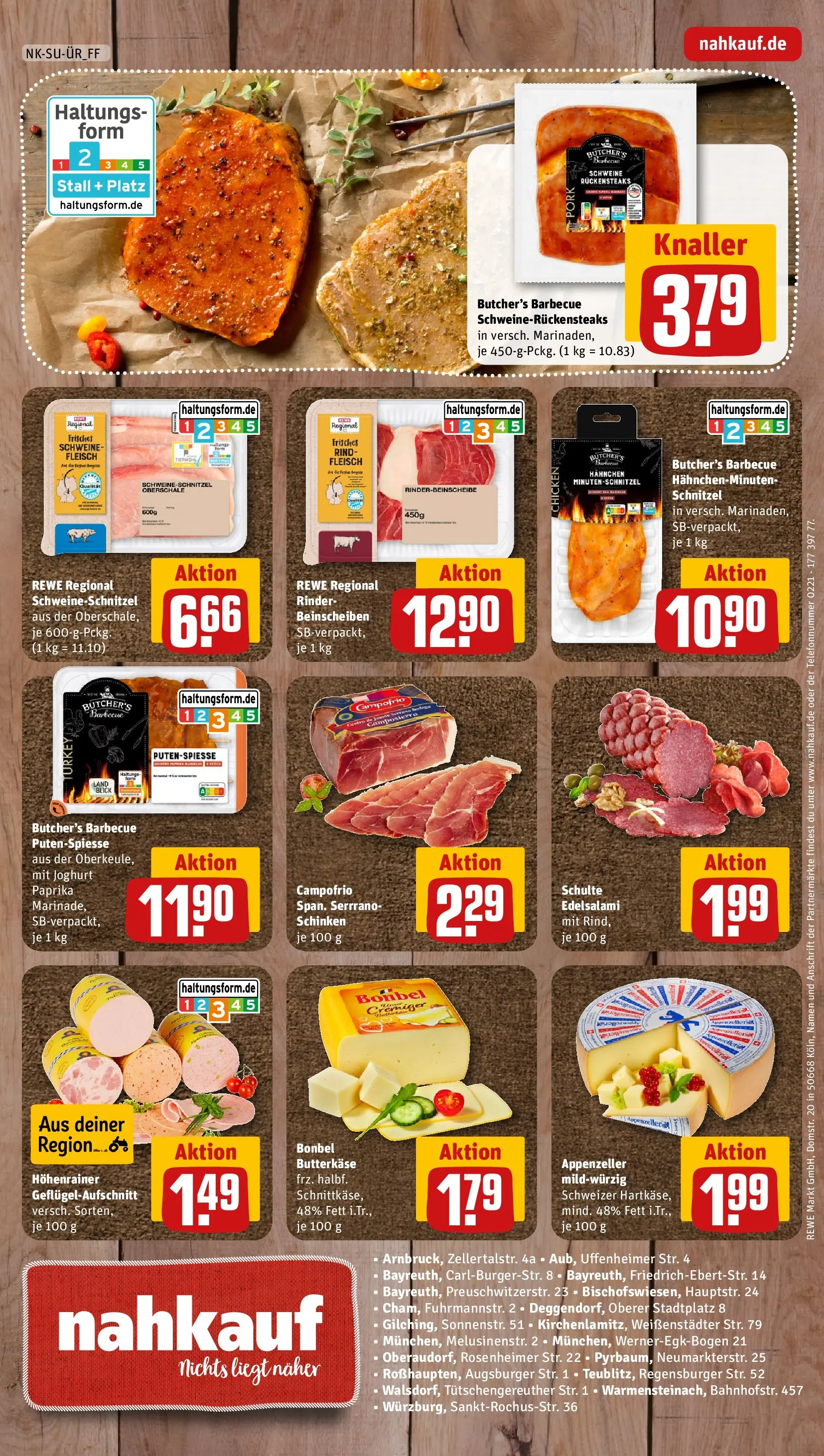 REWE Prospekt ab 10.05.2026 zum Blättern » Angebote | Seite: 8 | Produkte: Joghurt, Salami, Schinken, Fleisch