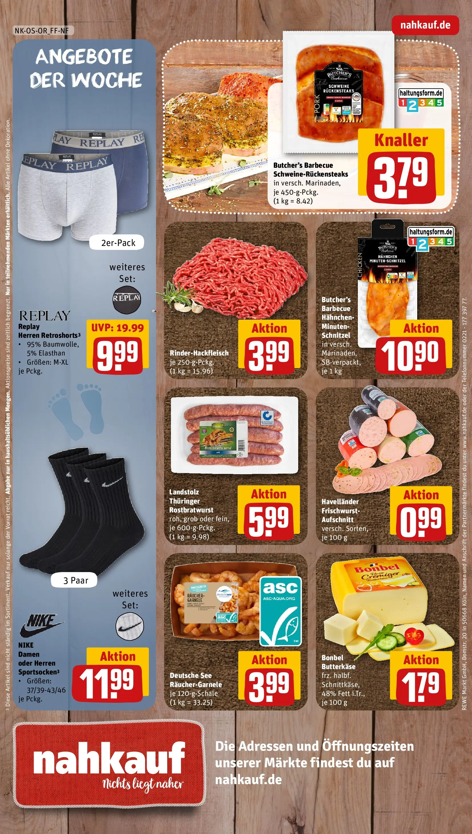 REWE Prospekt ab 10.05.2026 zum Blättern » Angebote | Seite: 8 | Produkte: Hahnchen, Schnitzel, Steak