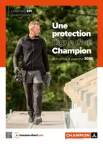 Champion Direct Collection EPI printemps &Eacute;t&eacute; 2026 - au 12.09.2026