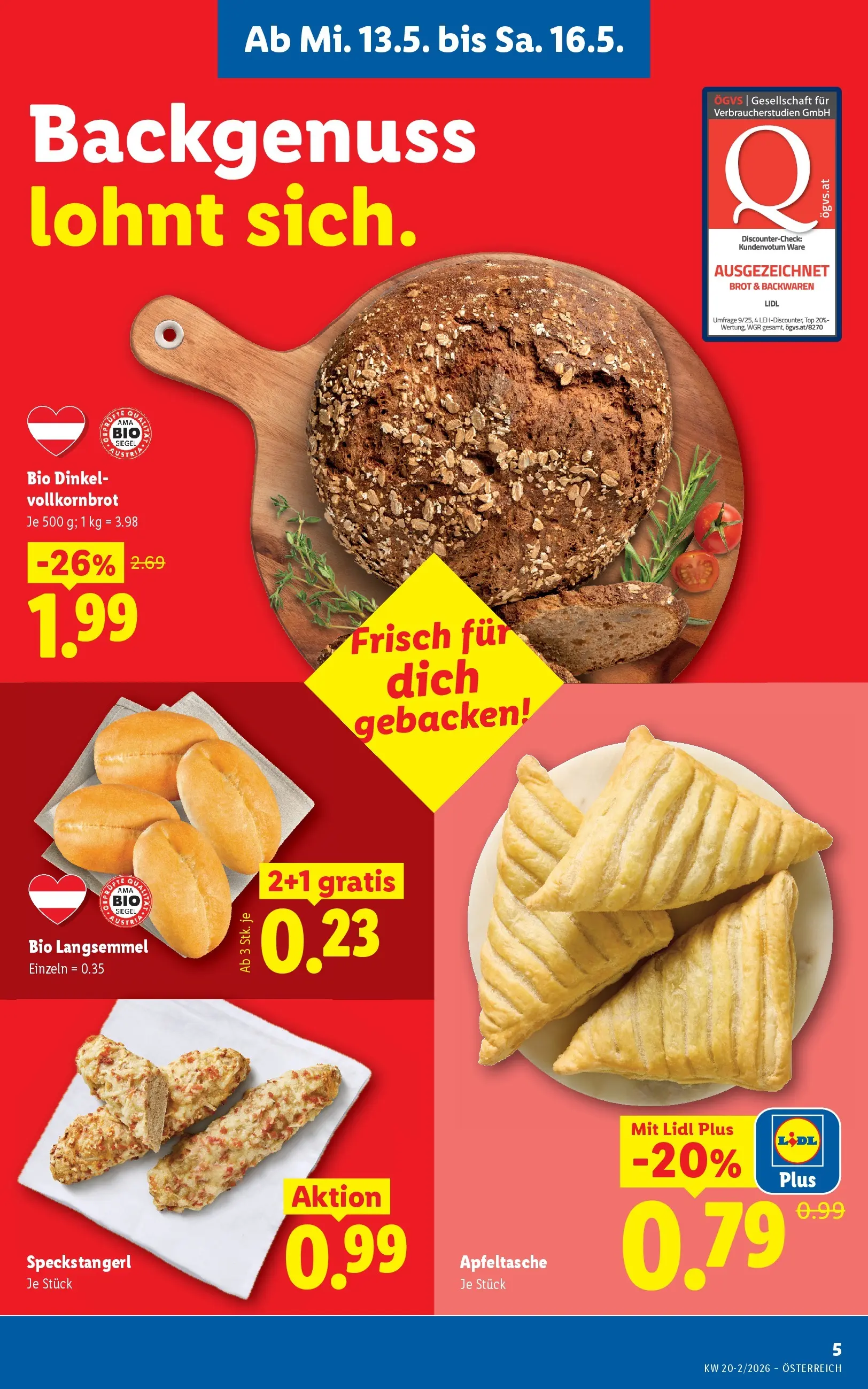 Lidl - Lidl ab 13.05.2026 - Angebote ab donnerstag | Seite: 7 | Produkte: Brot