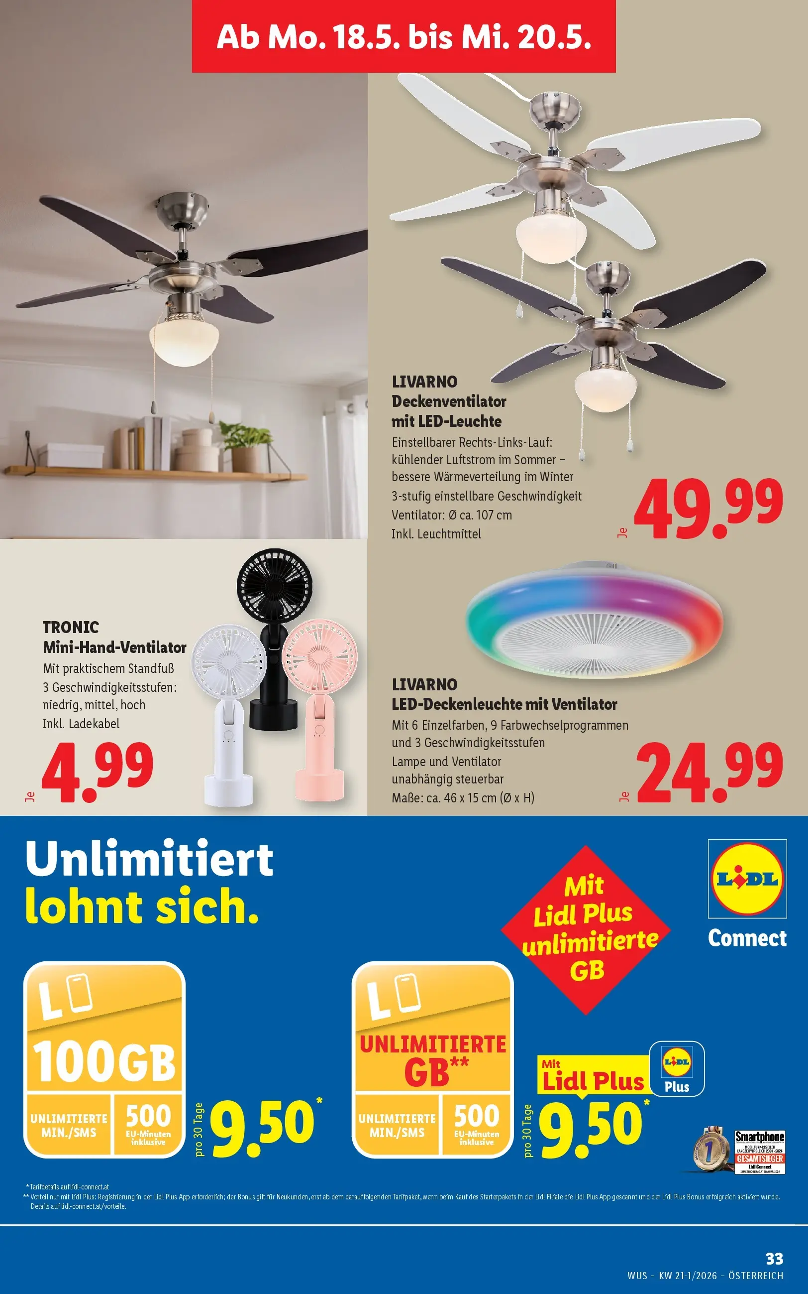 Lidl - Lidl ab 13.05.2026 - Angebote ab donnerstag | Seite: 38 | Produkte: Smartphone, Ventilator, Lampe