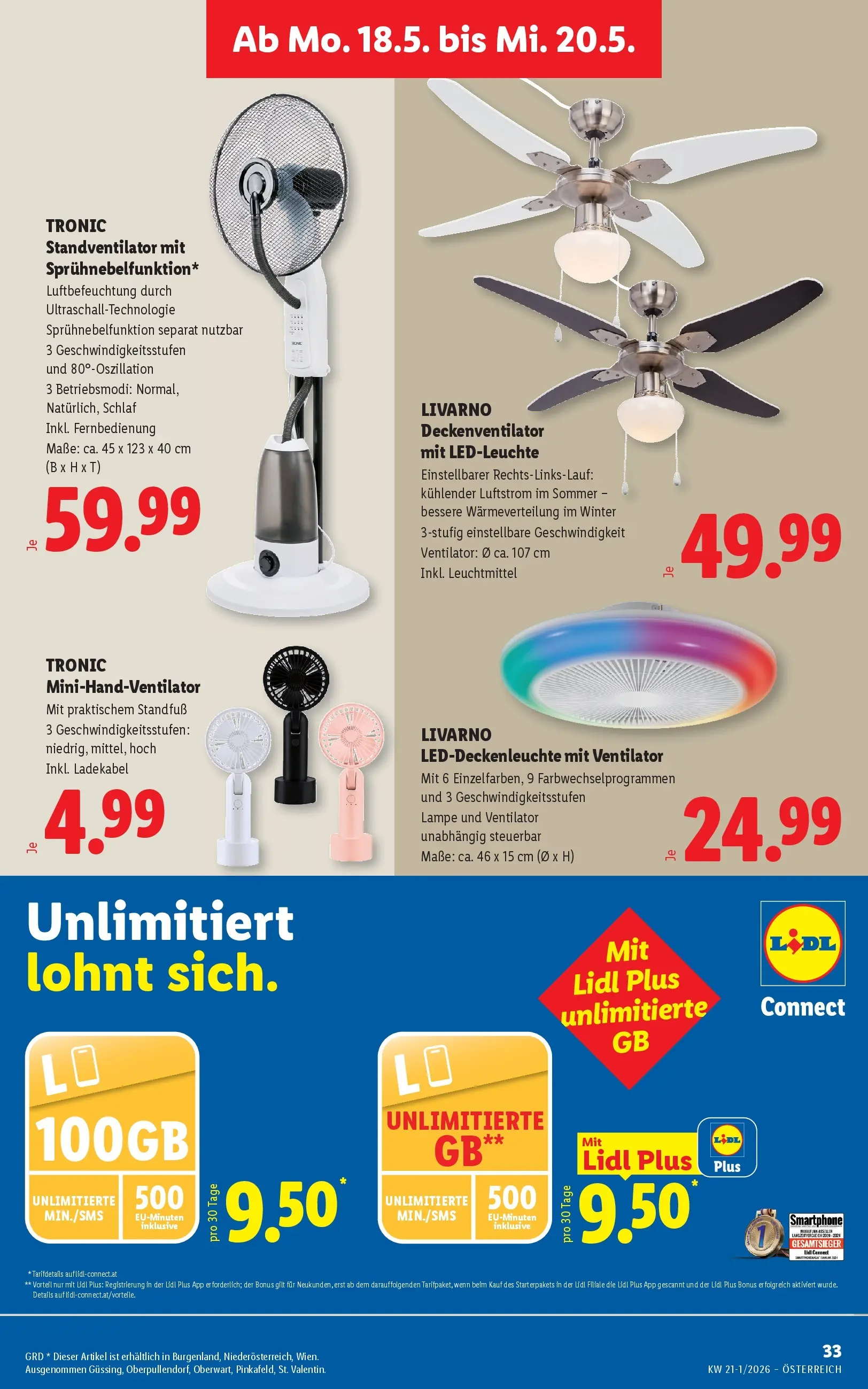 Lidl - Lidl ab 13.05.2026 - Angebote ab donnerstag | Seite: 38 | Produkte: Smartphone, Ventilator, Lampe