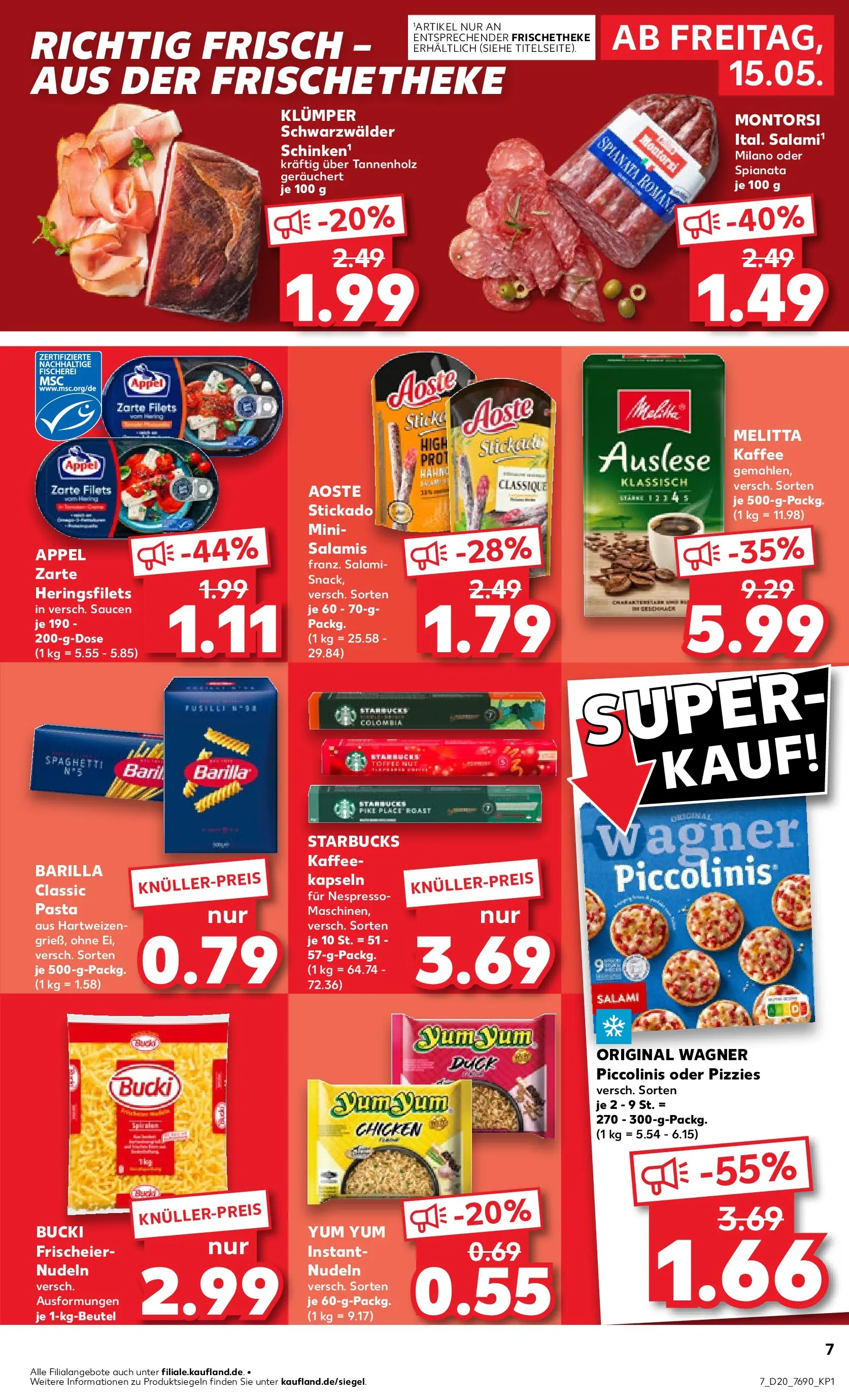 Prospekt Kaufland ab 10.05.2026 » Angebote Online zum Blättern | Seite: 14 | Produkte: Melitta, Barilla, Kaffee, Pizza