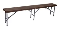 Gartenbank Tabora ca. 180x43x25 cm Braun