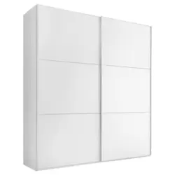 Schwebet&uuml;renschrank in Wei&szlig;