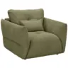 Sessel in Webstoff Olivgr&uuml;n