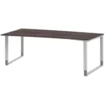 XXXLutz Lauterach - Ihr M&ouml;belhaus bei Bregenz Schreibtisch 200/100/68-82 cm Grau, Wei&szlig;, Alufarben