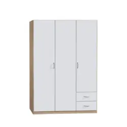 Kleiderschrank 136/197/54 cm 3-t&uuml;rig