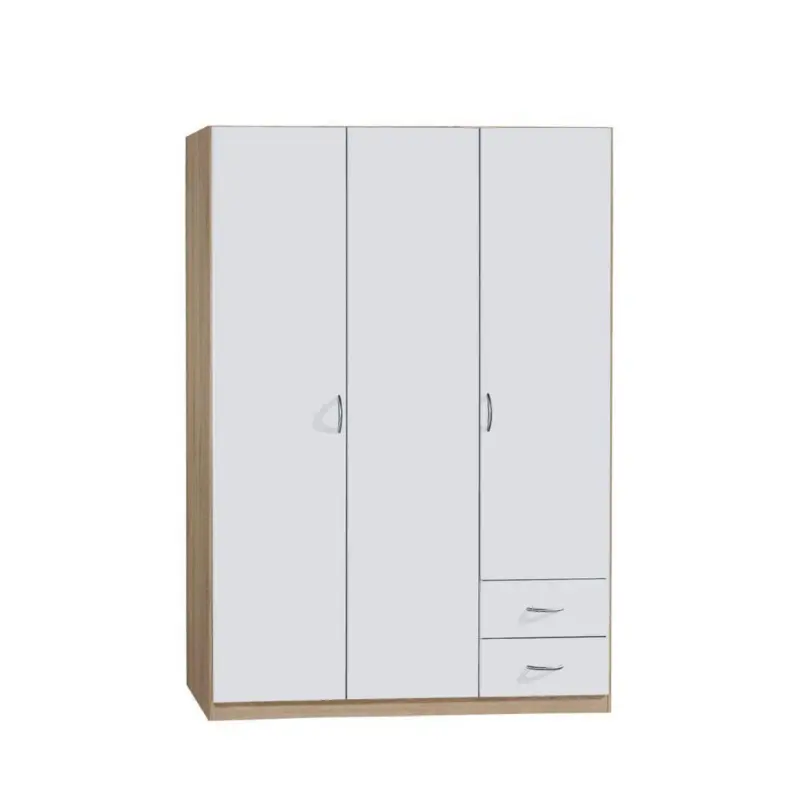 Kleiderschrank 136/197/54 cm 3-t&uuml;rig
