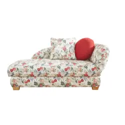R&eacute;camiere Recamiere in Flachgewebe Multicolor, Wei&szlig;