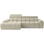 XXXLutz Lauterach - Ihr M&ouml;belhaus bei Bregenz Ecksofa in Chenille Beige 152/290 cm