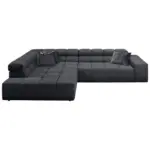 XXXLutz Lauterach - Ihr M&ouml;belhaus bei Bregenz Ecksofa in Feincord Anthrazit 215/319 cm