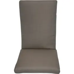 Sesselauflage in Beige Uni