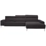 XXXLutz Lauterach - Ihr M&ouml;belhaus bei Bregenz Ecksofa in Webstoff Dunkelbraun 308/205 cm
