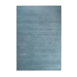 Hochflorteppich 130/190 cm Loft Blau