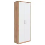 XXXLutz Lauterach - Ihr M&ouml;belhaus bei Bregenz Mehrzweckschrank 72/194/36 cm in Wei&szlig;, Eiche Wotan