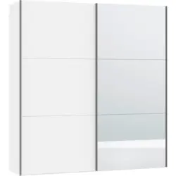 Schwebet&uuml;renschrank in Wei&szlig;