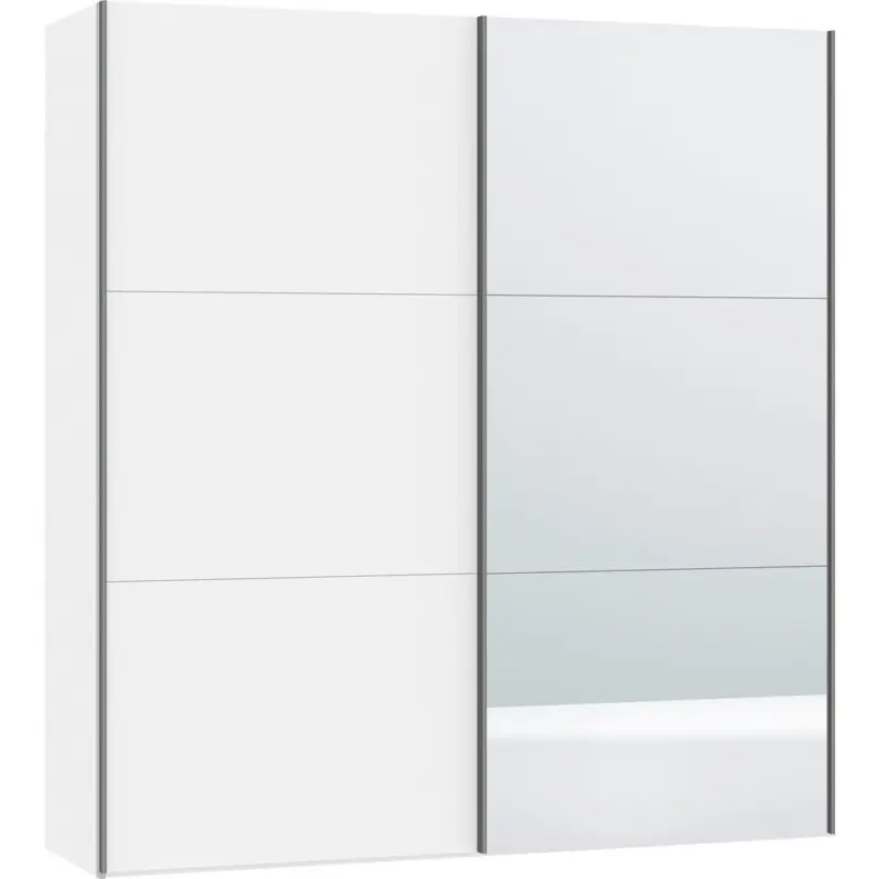 Schwebet&uuml;renschrank in Wei&szlig;