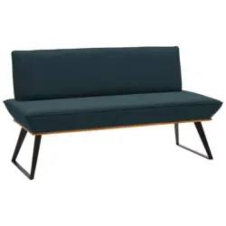 Sitzbank 180/87/64 cm in Schwarz, Eichefarben, Dunkelgrau