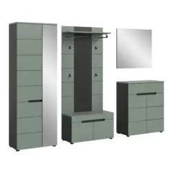 Garderobe 5-teilig in 255/190/37 cm