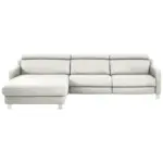 XXXLutz Lauterach - Ihr M&ouml;belhaus bei Bregenz Ecksofa in Echtleder Creme 176/291 cm