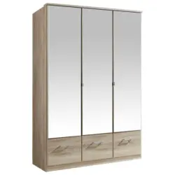 Dreht&uuml;renschrank in Eichefarben