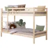 Etagenbett 90/200 cm Naturfarben