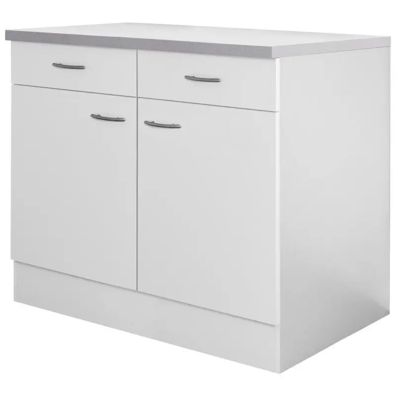 K&uuml;chenunterschrank 100/85/60 cm in Wei&szlig;