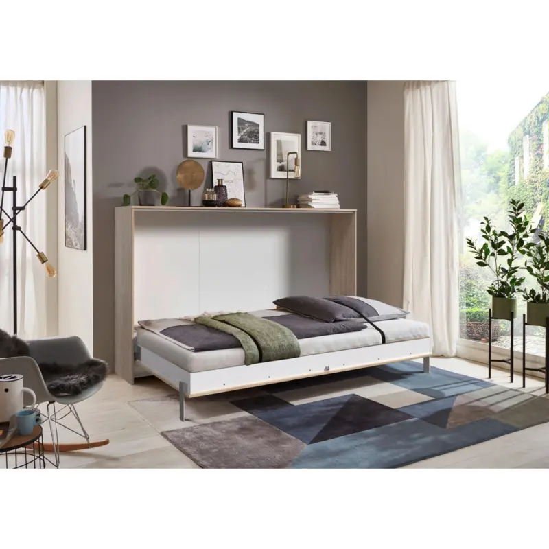 Schrankbett 120/200 cm Eichefarben