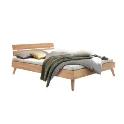 Bett 200/200 cm in Eiche Bianco
