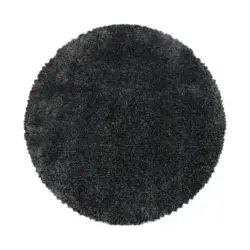 Hochflorteppich 80 cm Fluffy 3500 Grey Grau
