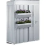 XXXLutz Lauterach - Ihr M&ouml;belhaus bei Bregenz Blumenkasten-Set 82/188/25 cm Silberfarben