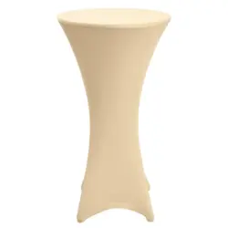 Stehtischhusse Stella &Oslash; 80 cm Creme
