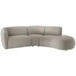 XXXLutz Lauterach - Ihr M&ouml;belhaus bei Bregenz Ecksofa in Mikrofaser Taupe 276/182 cm