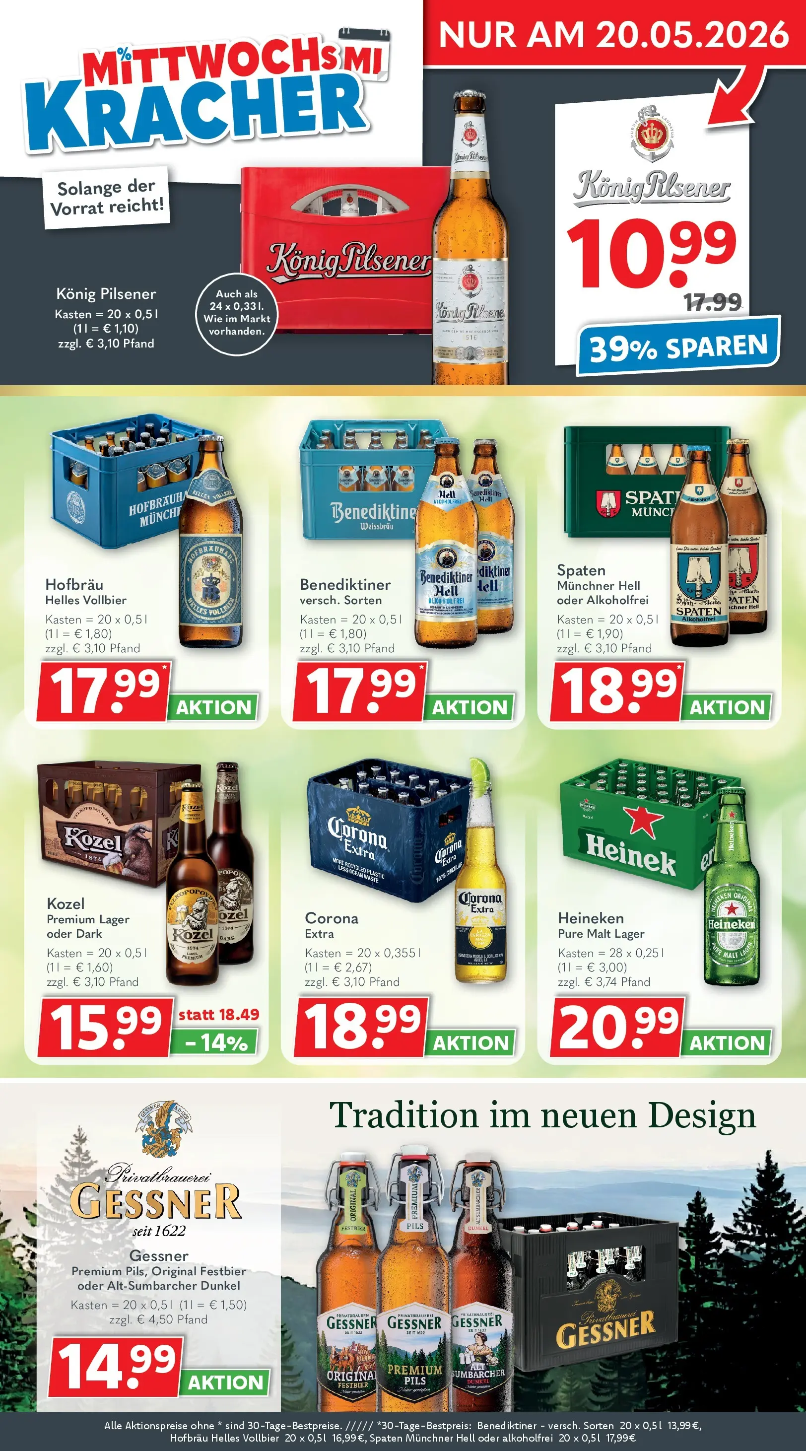 Getränkeland - Getränkeland: Getränkeangebote (ab 10.05.2026) zum Blättern | Seite: 3 | Produkte: Konig pilsener, Pils, Heineken