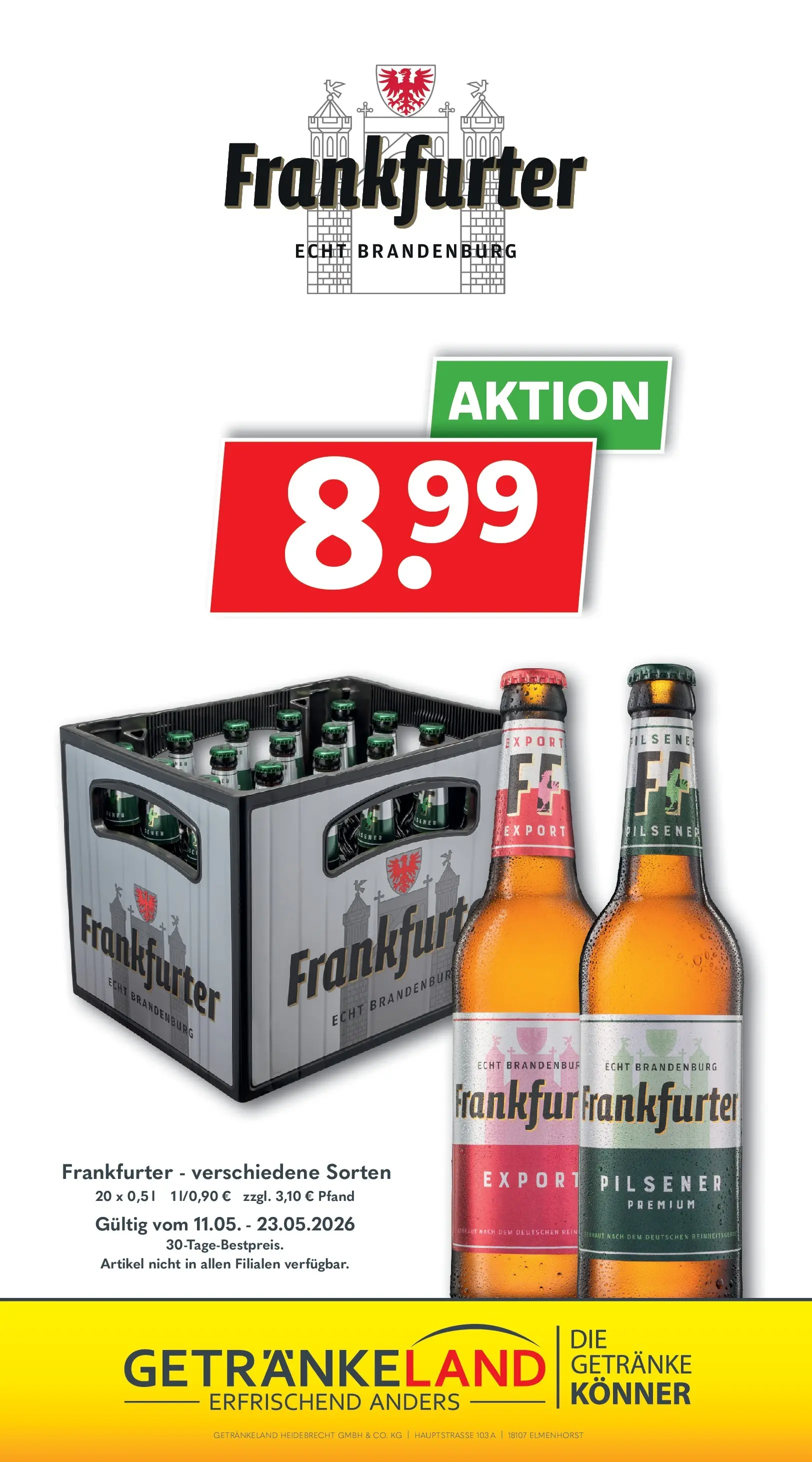 Getränkeland - Getränkeland: Getränkeangebote (ab 10.05.2026) zum Blättern | Seite: 11