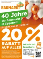 Globus Baumarkt Globus Baumarkt: Wochenangebote - bis 16.05.2026