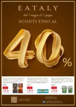 Eataly SCONTI FINO AL 40% - al 03.06.2026