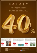 Eataly SCONTI FINO AL 40% - al 03.06.2026