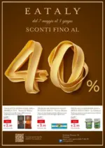 Eataly SCONTI FINO AL 40% - al 03.06.2026