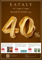 Eataly SCONTI FINO AL 40% - al 03.06.2026