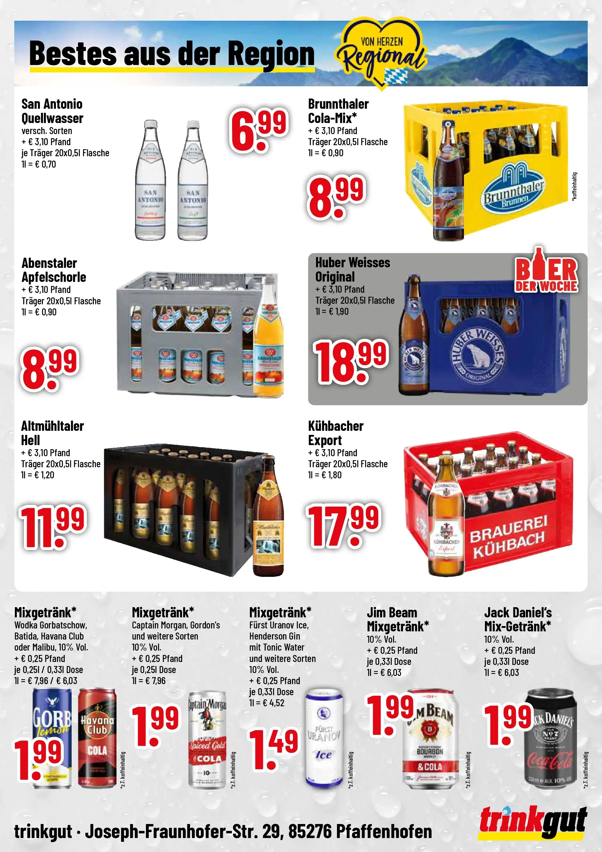 Trinkgut Prospekt Pfaffenhofen/Ilm	 (ab 10.05.2026) » Angebote online | Seite: 4 | Produkte: Havana club, Coca cola, Cola, Bourbon
