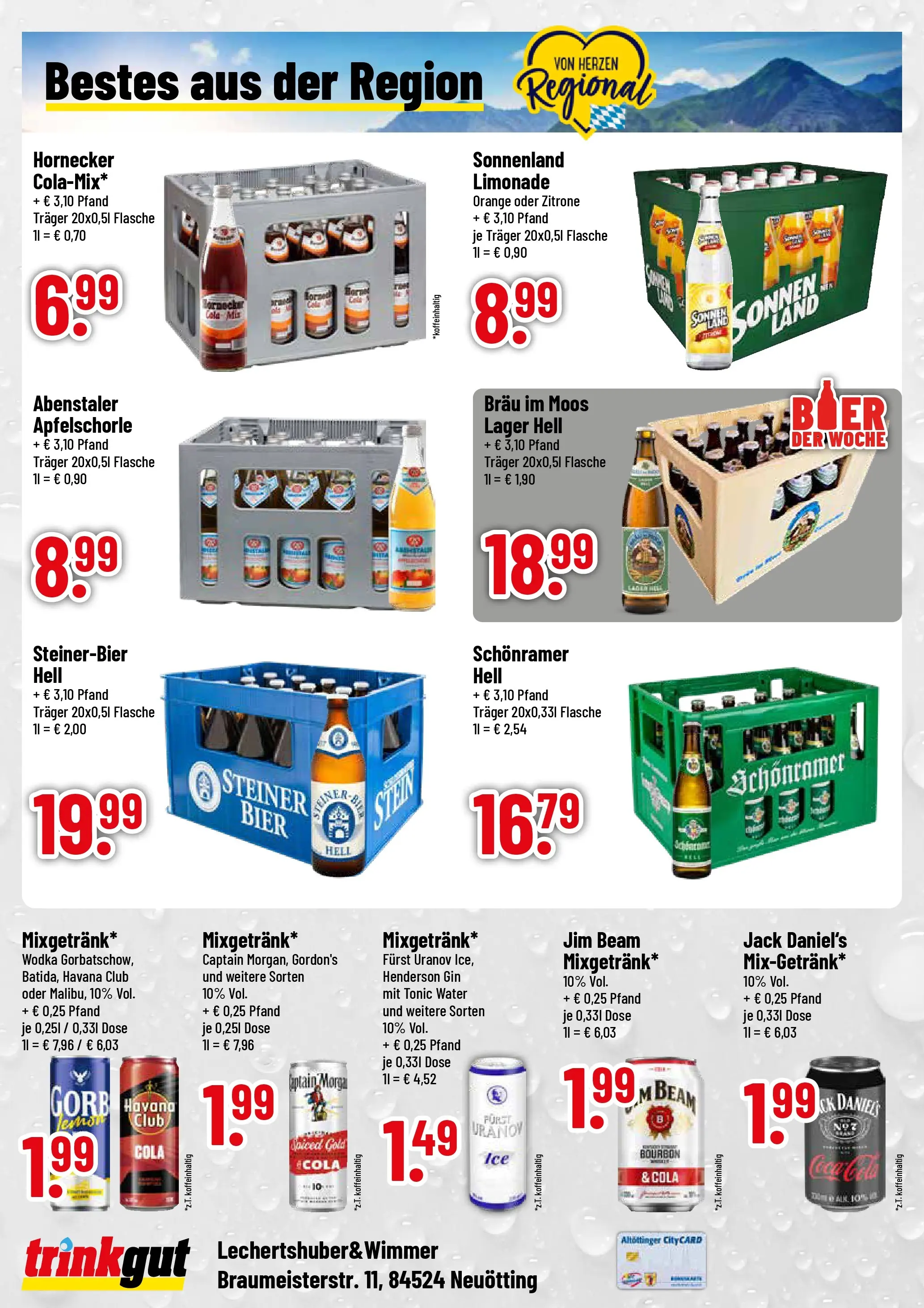 Trinkgut Prospekt Neuötting	 (ab 10.05.2026) » Angebote online | Seite: 4 | Produkte: Limonade, Zitrone, Gin, Wodka