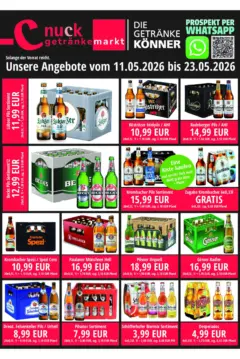 Angebote - nuck Getränke: Getränkeangebote ab 10.05.2026 gültig