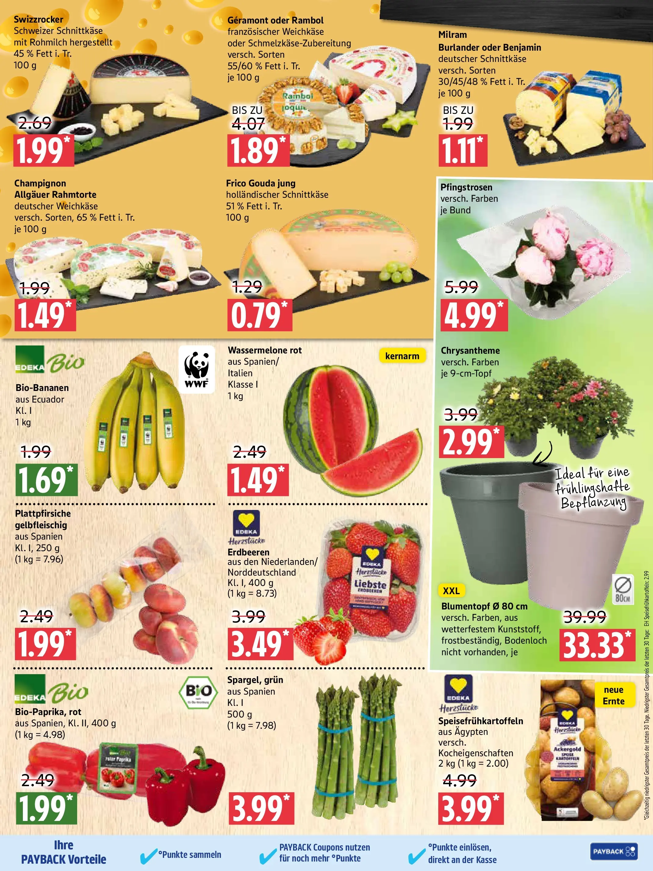 Edeka prospekt Prenzlau	 (ab 10.05.2026) » Angebote Online | Seite: 3 | Produkte: Geramont, Gouda, Blumentopf, Wassermelone
